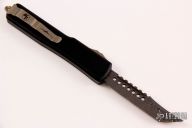 Microtech 419-16 Contoured UTX-70 Hellhound Tanto OTF with Damascus Blade