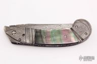 Fluted Black Lip Pearl and Damascus Auto