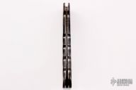 Damascus and Black Lip Pearl Lockback