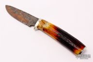 Stag and Damascus Hunter