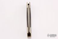 Engraved Lockback - Black Lip Pearl