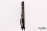 Large Sebenza 21 - Devin Thomas Stainless Basket Weave Damascus