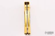 Engraved Damascus and Gold Plated Auto