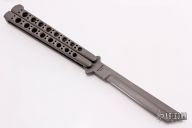Samson Ground 5" Tanto Balisong - Military Finish