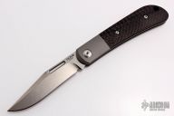 Slipjoint - Tumbled Blade and Carbon Fiber 