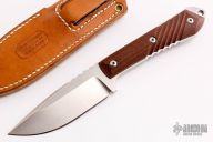 Nyala - Brown Canvas Micarta