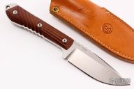Nyala - Brown Canvas Micarta