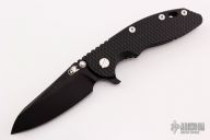 3.5" DLC Black Sheepsfoot Flipper XM-18