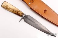 Fossilized Walrus Tusk Feather Knife