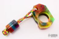 NSK Custom Knuck - Blue Wood/Rainbow