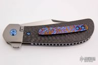 Lanny's Clip Flipper - Damascus Blade Mokuti Clip