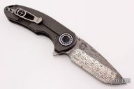 F3 Medium - Damasteel and Carbon Fiber