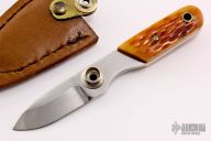 Button Lock Neck Knife