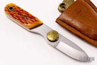 Button Lock Neck Knife