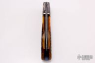 Damascus and Jigged Bone Linerlock