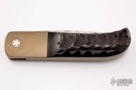 Integral Damascus Liner Lock - Gemsbok