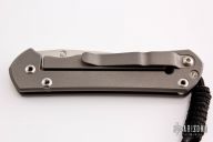 Small Sebenza 21 - Unique Graphic - Reverse Silver Contrast w/ Hematite Inlay