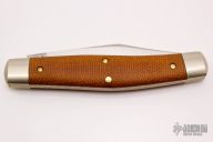 811217 Slipjoint - Natural Canvas Micarta