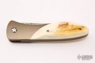 Integral Damascus Liner Lock - Wart Hog