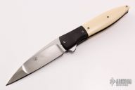 Tuxedo Wharncliffe Flipper - Zirconium and Westinghouse