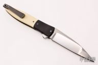 Tuxedo Wharncliffe Flipper - Zirconium and Westinghouse