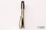 Tuxedo Wharncliffe Flipper - Zirconium and Westinghouse