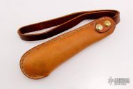 Brown Leather Pocket Sap w/ Strap
