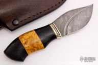Damascus Neck Knife