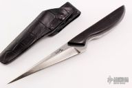 Damascus Stiletto - Ironwood