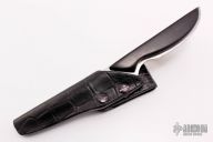 Damascus Stiletto - Ironwood