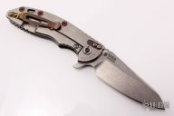 XM-18 Sheepsfoot Flipper - Upgraded hardware and Green G-10 Frag Pattern Scale