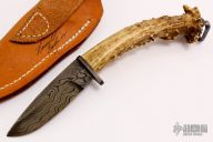 Navajo Made Damascus and Stag Hunter