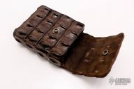Caiman Reptile Skin Knife Case