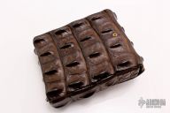 Caiman Reptile Skin Knife Case