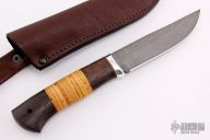 Clip Point Fixed Blade - Damascus