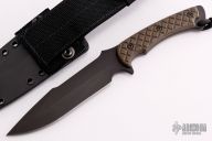 Horkos - Black / Green w/ Kydex Sheath