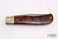 Hoss2 Damascus and Mokume Slipjoint - AKCA 2004 #19