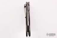 Damasteel and Carbon Fiber Linerlock - Guilloche work