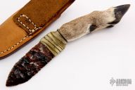 Deer Hoof and Obsidian Knife