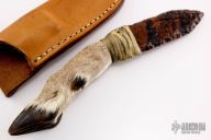Deer Hoof and Obsidian Knife