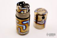 EXO Flame Titanium Lighter - Polished and Flamed