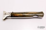 Stiletto Lockback - Giraffe Bone