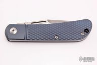  Slipjoint - Tumbled Blade and Blue Honey Comb Handle