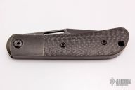 Slipjoint - Black Tumbled Blade/Bolsters and Carbon Fiber