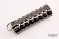 Double Grooved Custom Ti Keychain Light