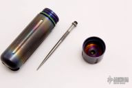 Titanium Vial w/ Steel Toothpick