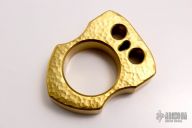 Brass Owl - Hammered Face