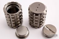 Titanium Salt and Pepper Shakers