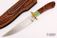 Damascus Fixed Blade
