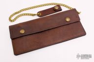 Leather Wallet w/ Chain